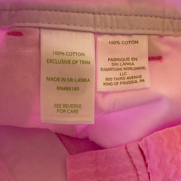 Lilly Pulitzer. Callahan shorts size 6. Color Pink - Picture 8 of 11